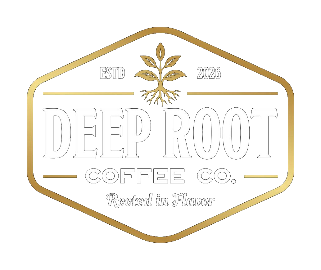 Deep Root Coffee Co., ESTD 2026, Rooted in Flavor